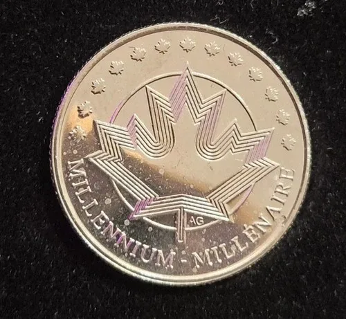 Canada Post 1999-2000 Millenium Silver Coin and Stamp Set image indicator(4)