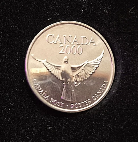 Canada Post 1999-2000 Millenium Silver Coin and Stamp Set - photo 5