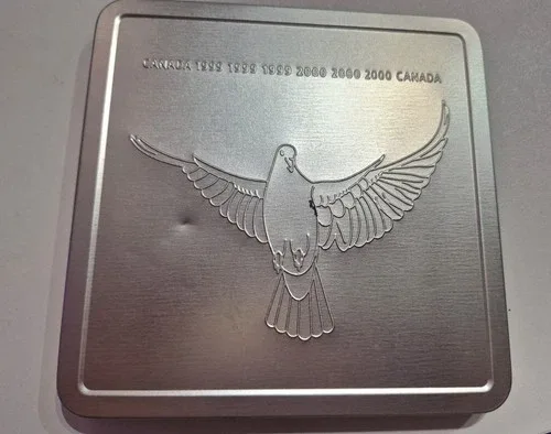 Canada Post 1999-2000 Millenium Silver Coin and Stamp Set image indicator(6)