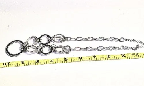 Silver & Black Link Necklace* image indicator(5)