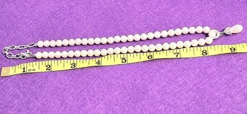 Vintage Faux Pearl Necklace - Bridal* image indicator(4)
