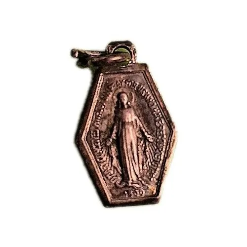 Miraculous Medal - Vintage Virgin Mary Medallion* thumbnail