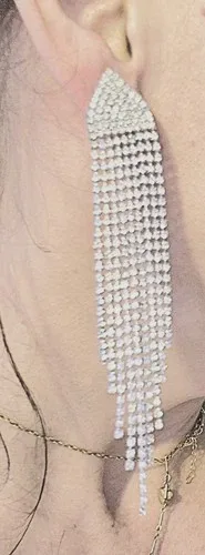 vintage rhinestone chandelier earrings* image indicator(3)