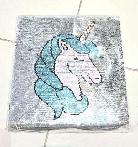 Unicorn Sequin Magic storage box with Reversible Sequins* image indicator(2)
