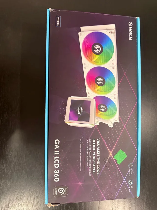 Lian Li Galahad II LCD 360 White thumbnail