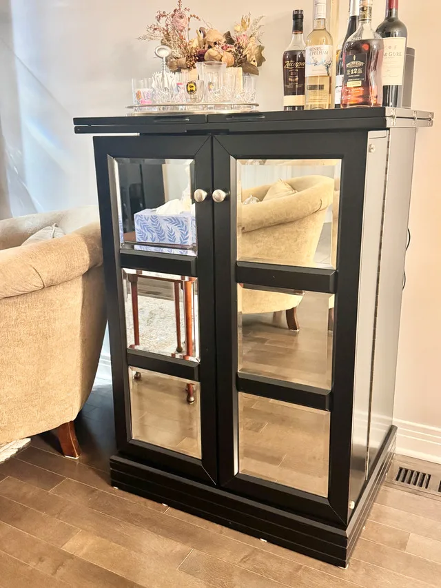 Pottery Barn bar storage/serving cabinet image indicator(2)