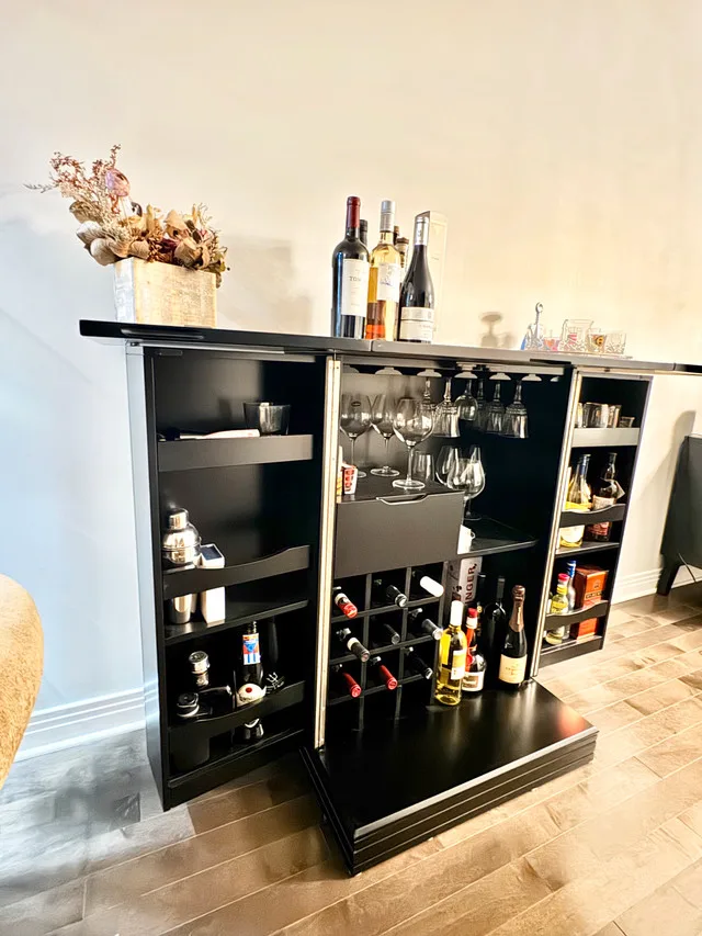 Pottery Barn bar storage/serving cabinet image indicator(7)