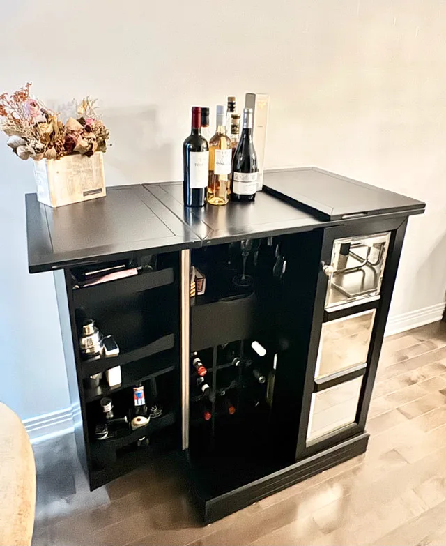 Pottery Barn bar storage/serving cabinet image indicator(9)