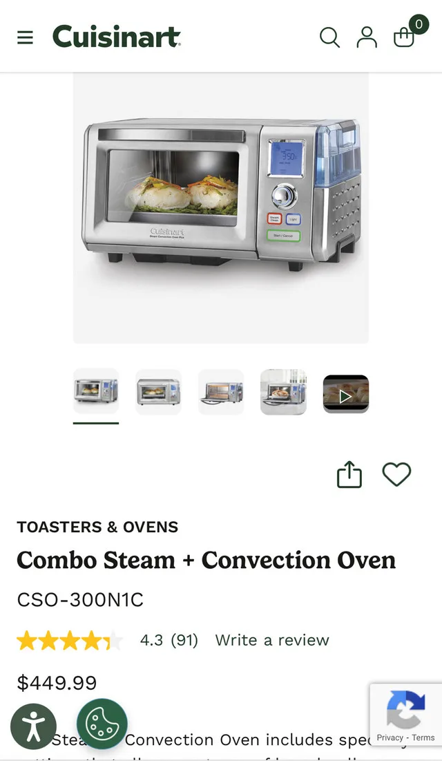 Cuisinart Steam Convection Oven Plus image indicator(5)