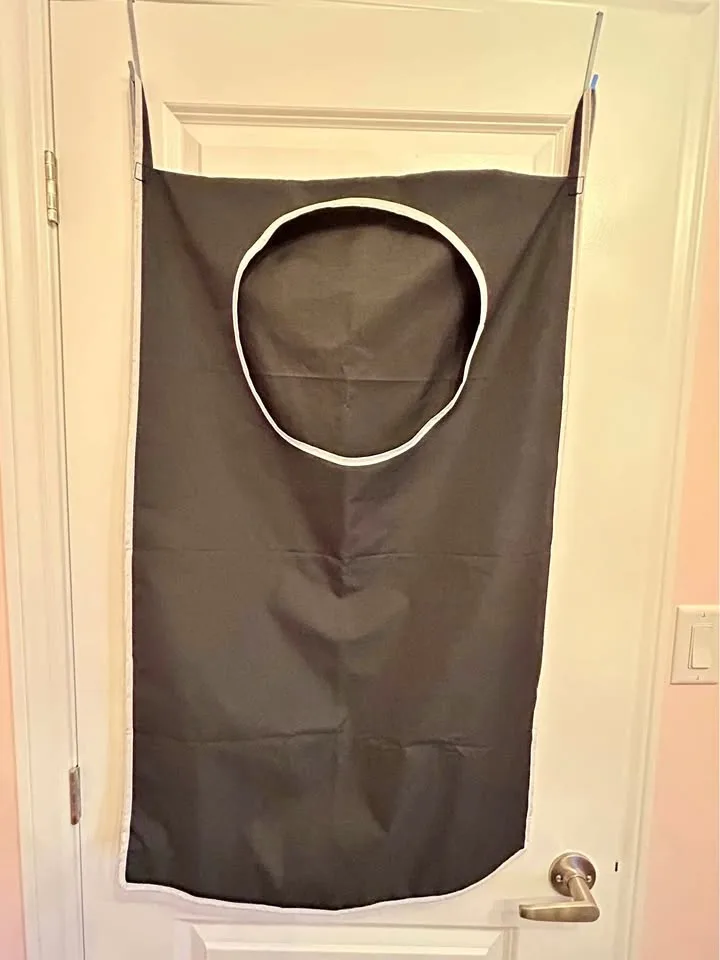 Black Over The Door Hamper thumbnail