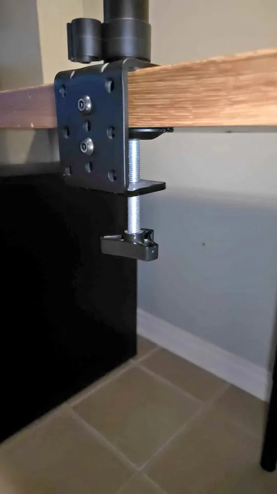 Dual Computer Monitor Desk Mount