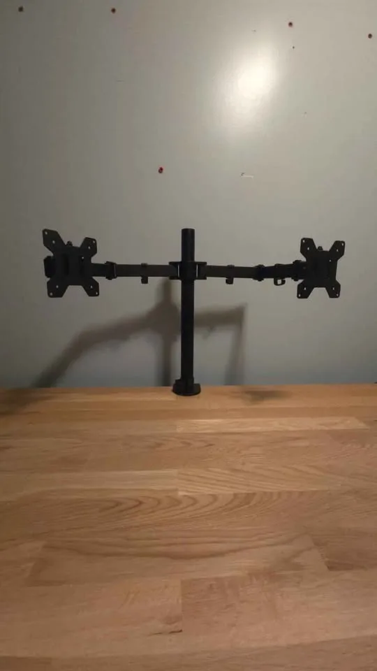 Dual Computer Monitor Desk Mount image indicator(2)