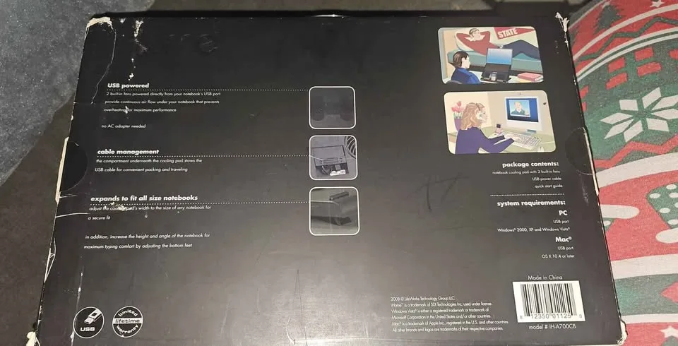 iHome Notebook Cooling Pad image indicator(4)