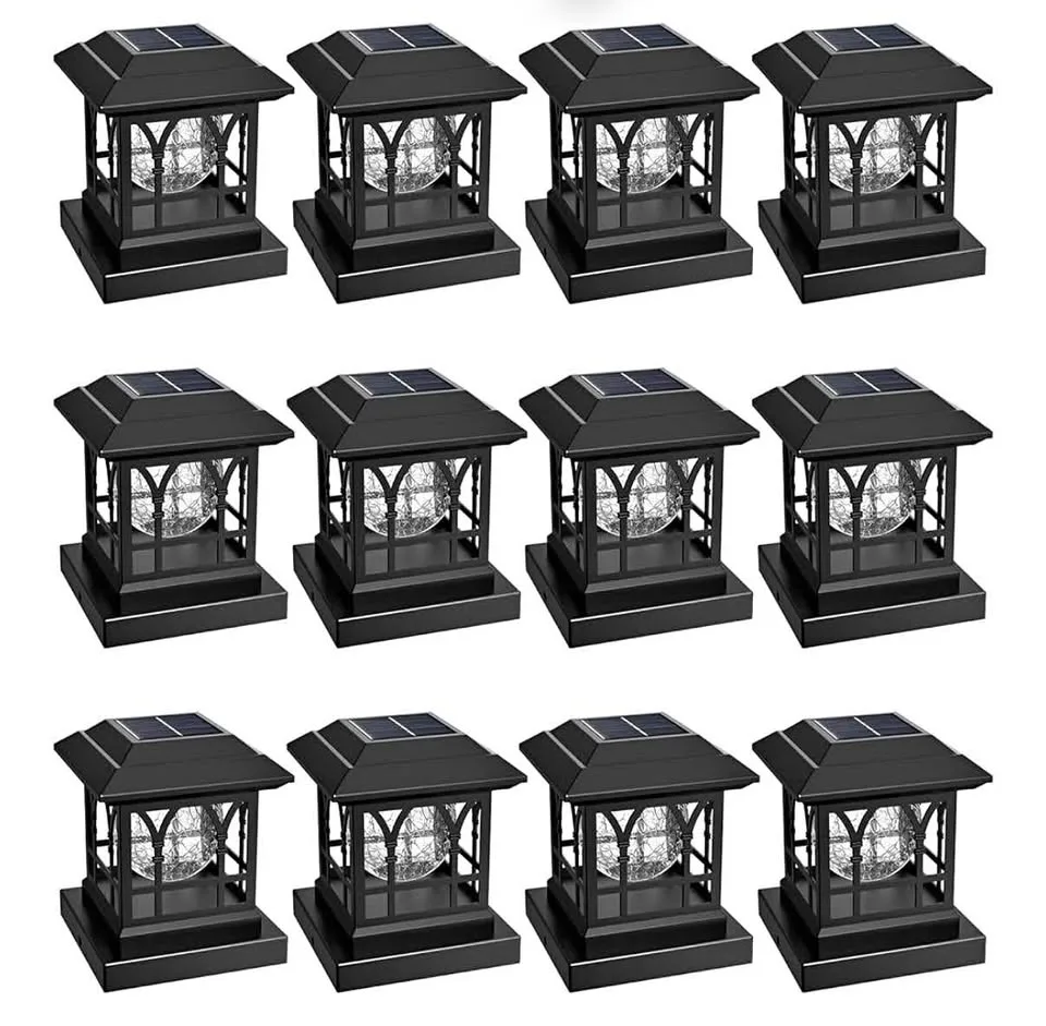 ✨ Brand New AEYANZZ Solar Fence Post Lights – 12 Pack thumbnail