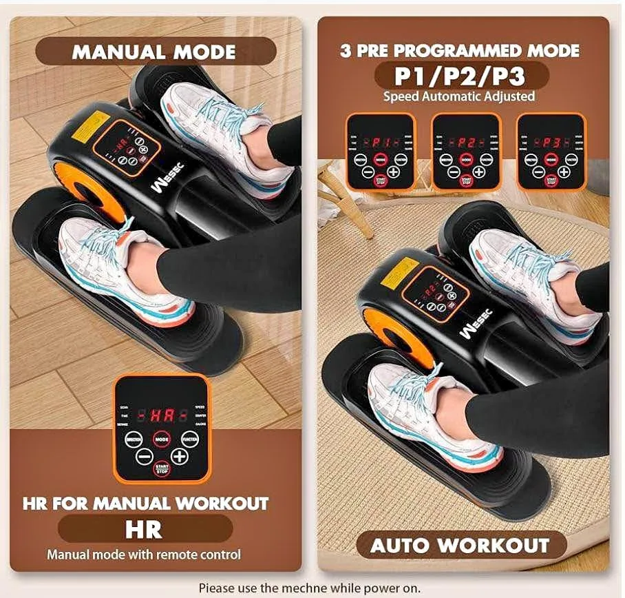 Wesec Under Desk Elliptical Machine – Electric Fitness thumbnail