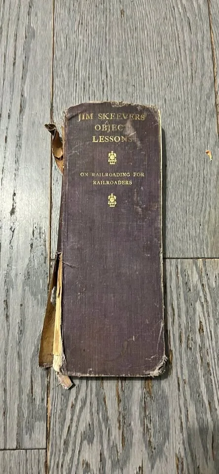 1st Ed 1899 Train Book JIM SKEEVERS RAILROADIN
