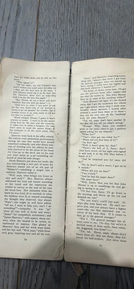 1st Ed 1899 Train Book JIM SKEEVERS RAILROADIN image indicator(5)