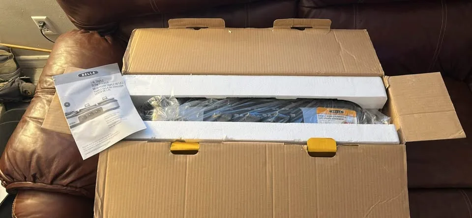 BELLA Triple Slow Cooker 3 x 1.5 QT brand new image indicator(4)