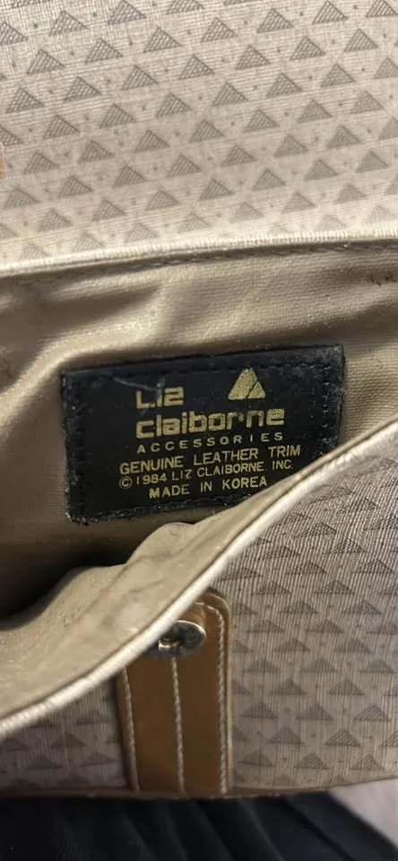 Liz Claiborne Tan and Brown Crossbody Bag image indicator(4)