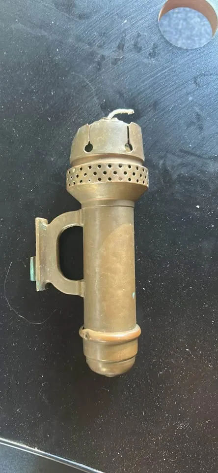 Vintage Early 1900’s Brass Nautical Ships Wall mount Quick Disco image indicator(2)