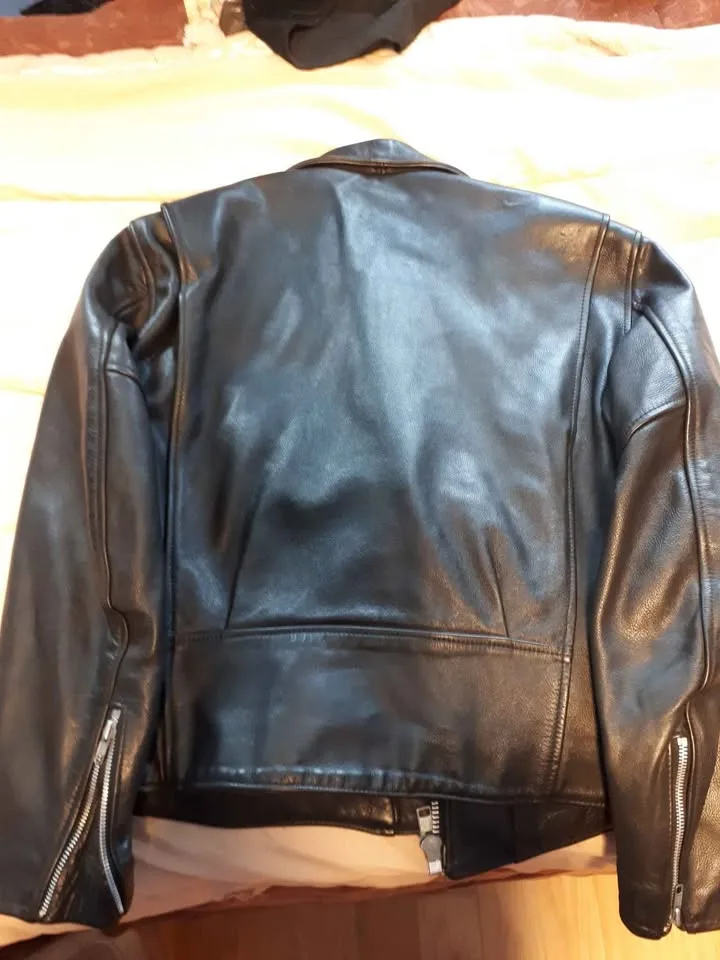 Womans Medium Leather Harley Davidson Jacket image indicator(3)