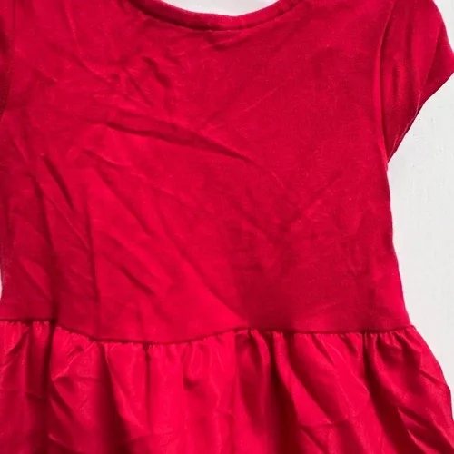 Polo Ralph Lauren 3T Girls Red Tiered Ruffled Dress image indicator(2)