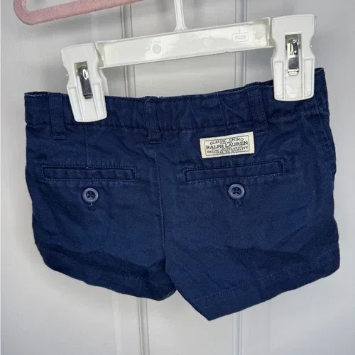 Polo Ralph Lauren 2T Girls Blue Shorts image indicator(2)