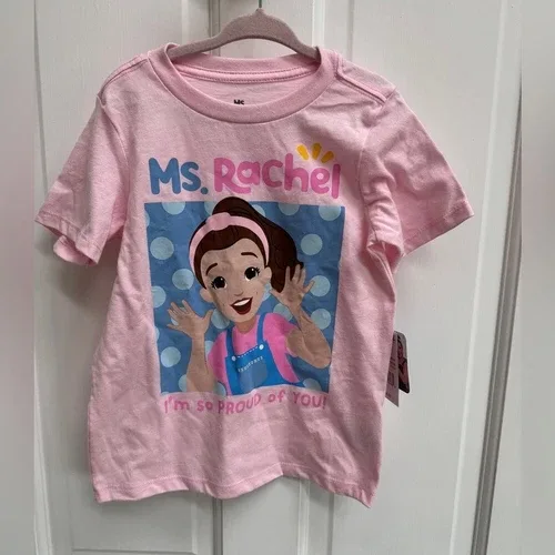 NWT Ms. Rachel 5T Girls Short Sleeve Shirt Blouse