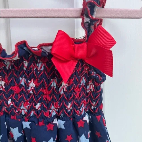 Little Lass Baby 18M Patriotic TankTop image indicator(2)