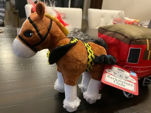 BRAND NEW Bark Box Barkweiser Dog Toy M/L image indicator(6)