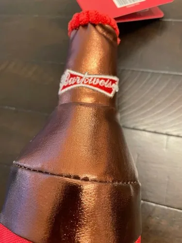 BRAND NEW W/TAGS Bark Box Barkweiser Bottle Soft Dog Toy M/L image indicator(3)