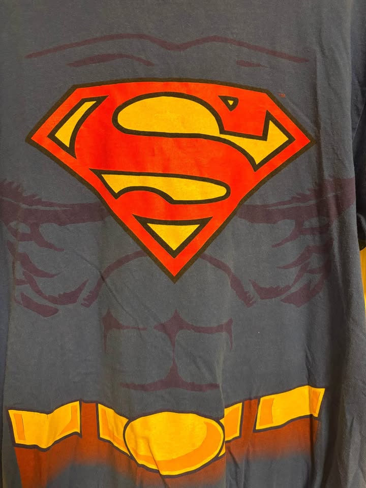 Vintage Superman Logo Shirt DC Comics promo tee - photo 2
