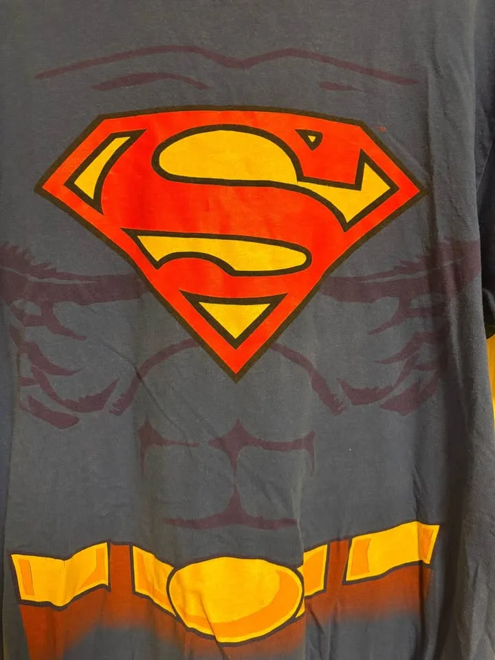 Vintage Superman Logo Shirt DC Comics promo tee image indicator(2)