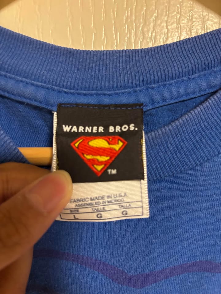 Vintage Superman Logo Shirt DC Comics promo tee - photo 4