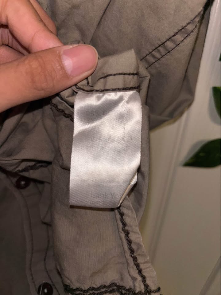 Vintage roar CyberY2k Cross grey Button Up Shirt - photo 4