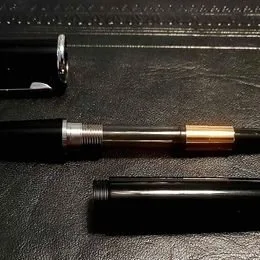 CARTIER DIABOLO Fountain pen Platinum NEVER INKED Perfect Christ image indicator(4)