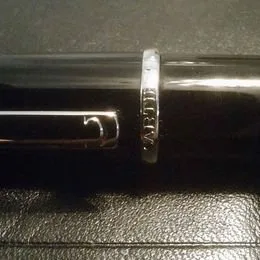 CARTIER DIABOLO Fountain pen Platinum NEVER INKED Perfect Christ image indicator(5)