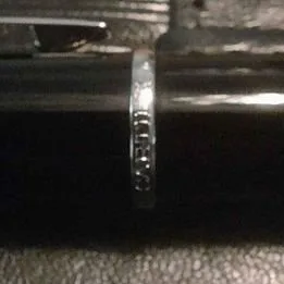 CARTIER DIABOLO Fountain pen Platinum NEVER INKED Perfect Christ image indicator(6)