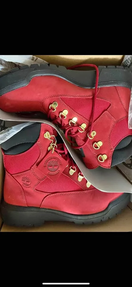 Red Timberland Boots