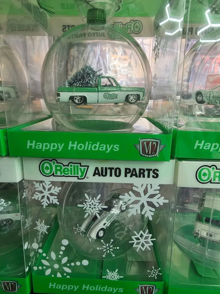 2025 Orileys exclusive M2 ornaments. Full set image indicator(3)