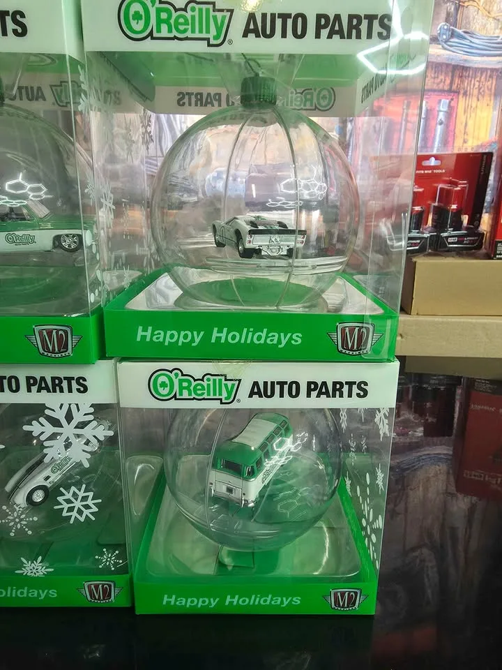 2025 Orileys exclusive M2 ornaments. Full set image indicator(4)