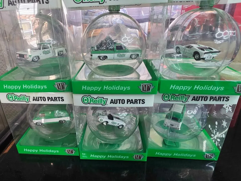 2025 Orileys exclusive M2 ornaments. Full set image indicator(5)