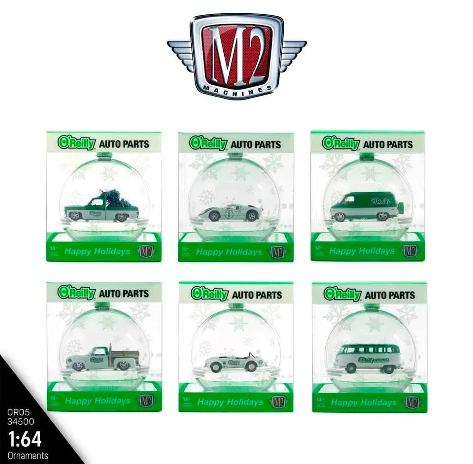 2025 Orileys exclusive M2 ornaments. Full set image indicator(6)