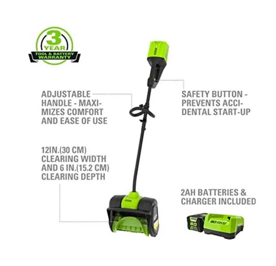 Greenworks PRO Electric Snow Shovel kit image indicator(9)