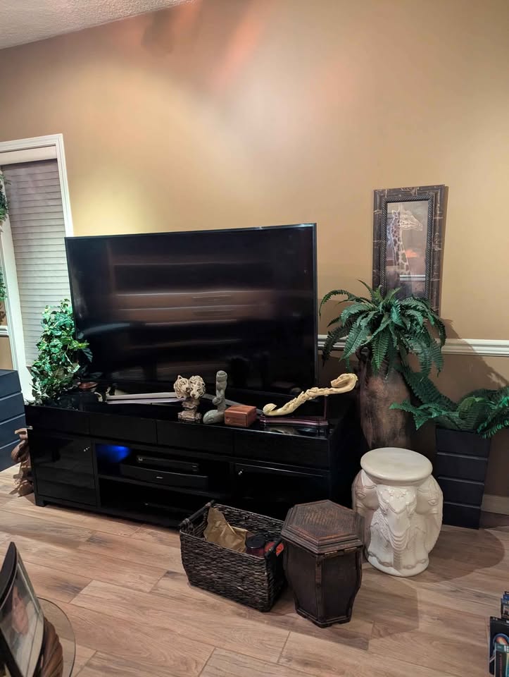 TV stands end stands coffee tables black couch book shelves silk - photo 3