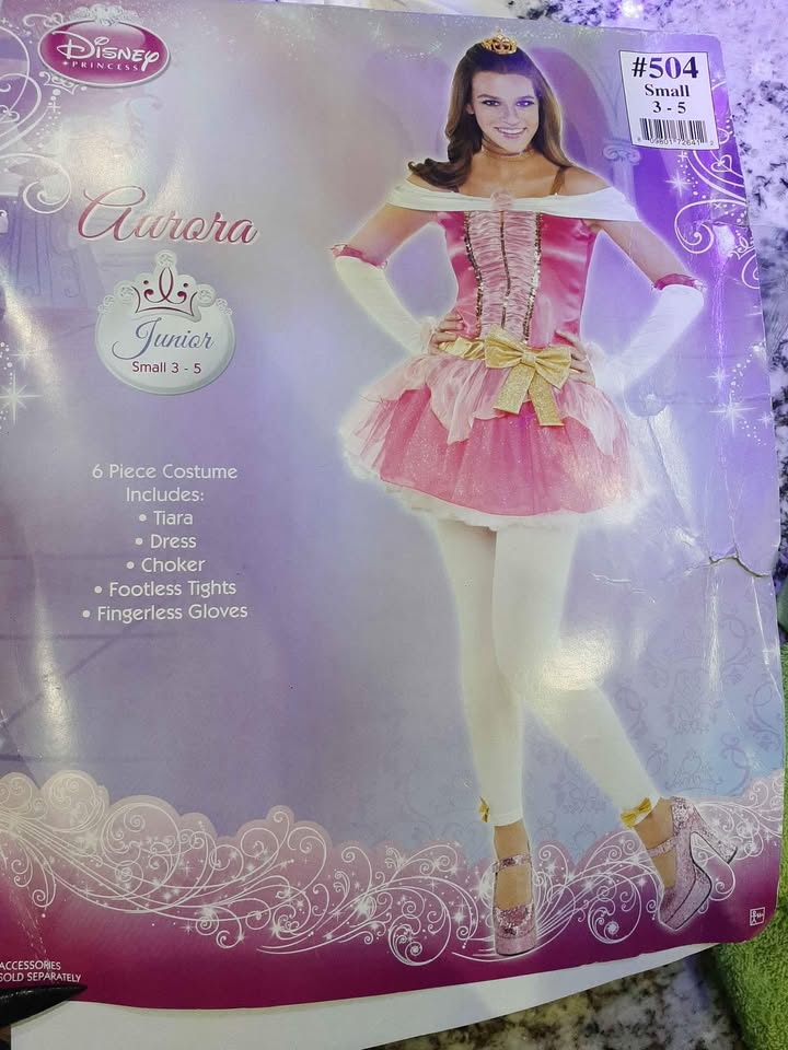 Brand new never worn size small junior Disney princess Aurora - photo 4