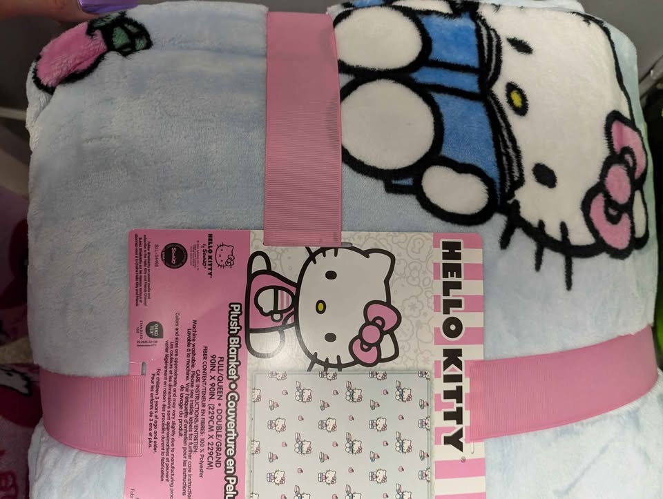 BNWT hello kitty blankets, stepper, lamp read first yes it's ava - photo 2