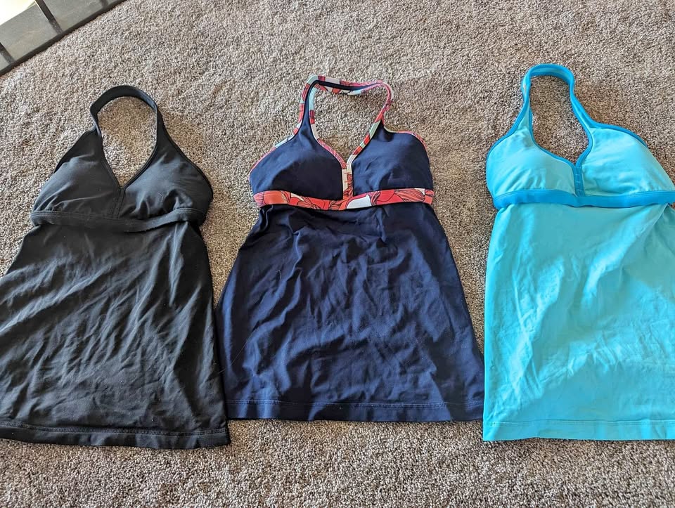 Lululemon halter tops size 4 two for $35