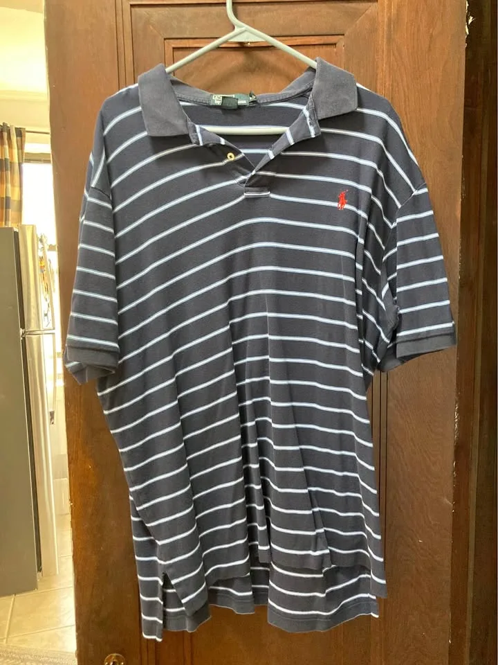 Polo Ralph Lauren polo XXL blue striped thumbnail