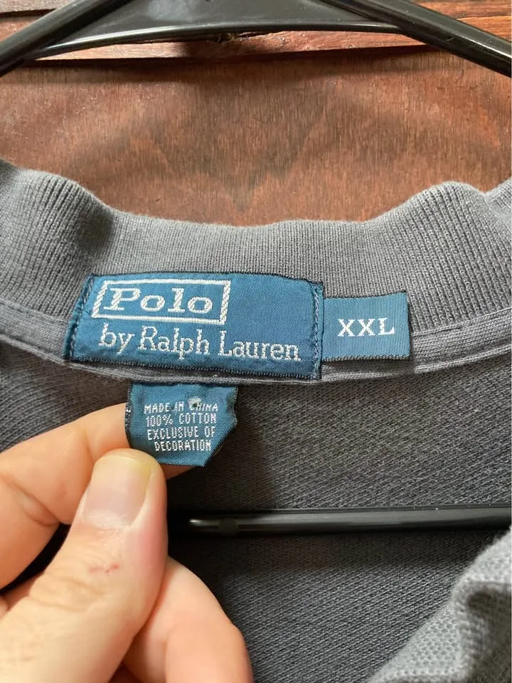 Polo Ralph Lauren gray polo XXL image indicator(3)